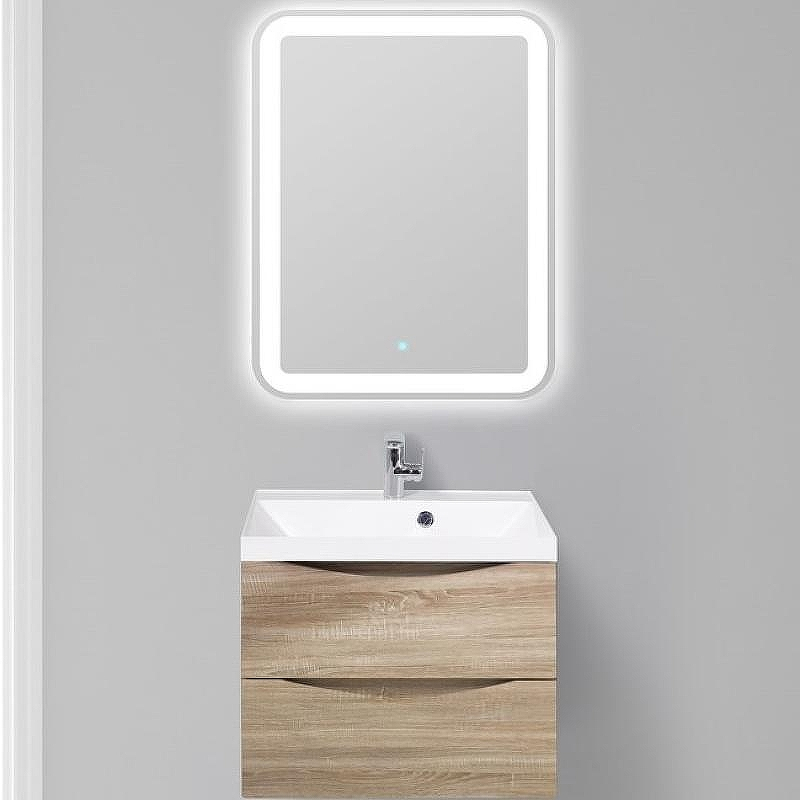 Тумба под раковину BelBagno Marino 60 MARINO-600-2C-SO-WO-P подвесная Rovere Bianco, купить, цена, заказать, магазин, доставка, скидка, промокод, купить, цена, заказать, магазин, доставка, скидка, промокод