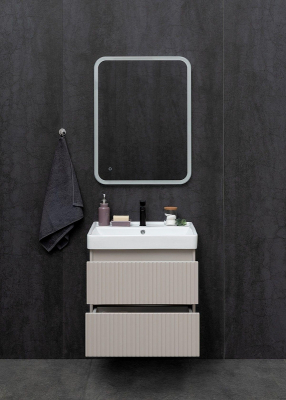 Тумба под раковину Logan Reef 80 342223 подвесная цвет Бежевый