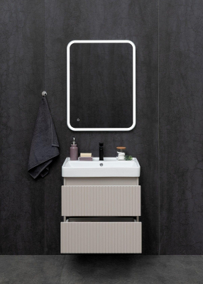 Тумба под раковину Logan Reef 80 342223 подвесная цвет Бежевый