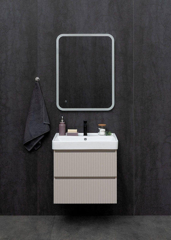 Тумба под раковину Logan Reef 80 342223 подвесная цвет Бежевый, купить, цена, заказать, магазин, доставка, скидка, промокод, купить, цена, заказать, магазин, доставка, скидка, промокод