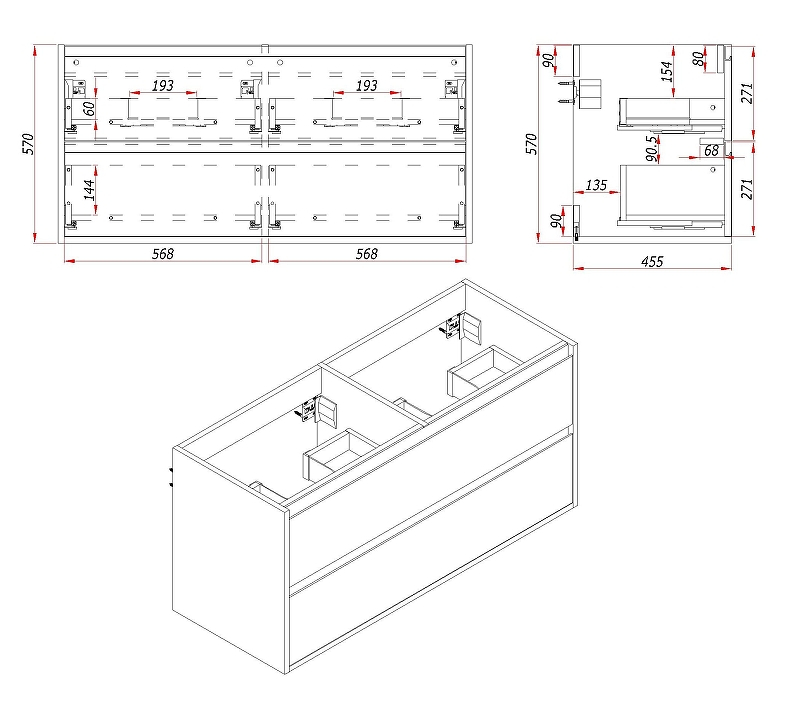 Тумба под раковину ЗОВ Парма 120 P120AT подвесная цвет Древесина Аттик, купить, цена, заказать, магазин, доставка, скидка, промокод, купить, цена, заказать, магазин, доставка, скидка, промокод