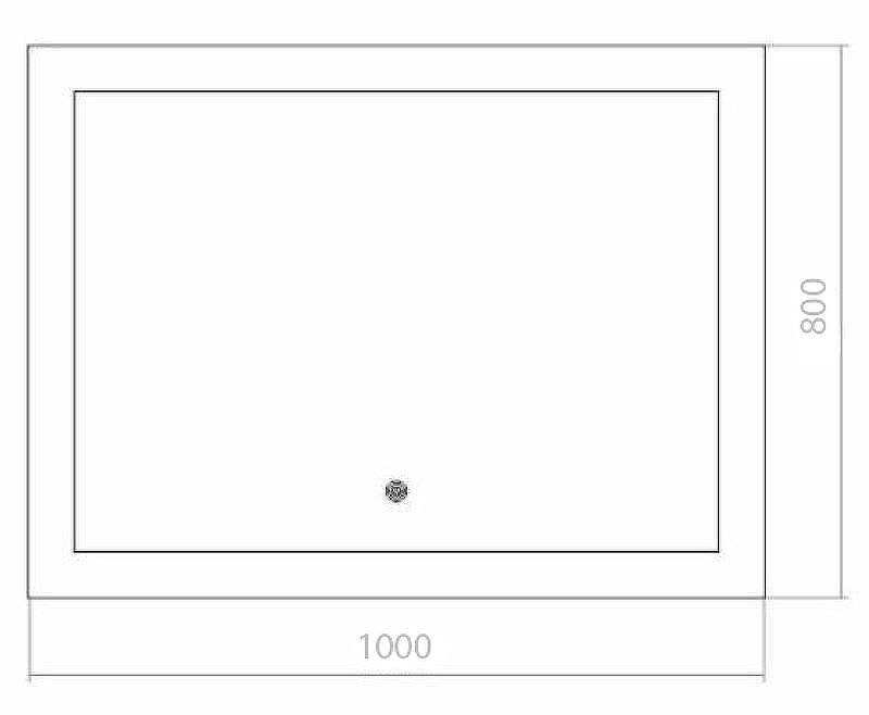 Зеркало Creto Tivoli 100 6-1000800T с подсветкой с сенсорным выключателем, купить, цена, заказать, магазин, доставка, скидка, промокод, купить, цена, заказать, магазин, доставка, скидка, промокод