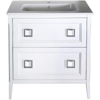 Тумба под раковину ASB-Woodline Рома 80Н 10855 Белая, купить, цена, заказать, магазин, доставка, скидка, промокод, купить, цена, заказать, магазин, доставка, скидка, промокод