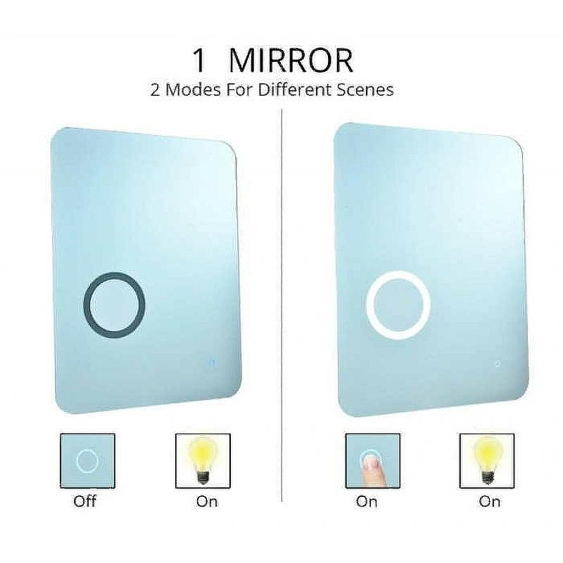 Зеркало Gappo 60 G602 с подсветкой с сенсорным выключателем, купить, цена, заказать, магазин, доставка, скидка, промокод, купить, цена, заказать, магазин, доставка, скидка, промокод