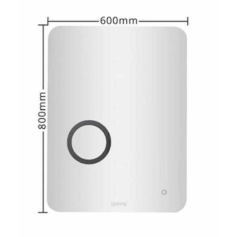 Зеркало Gappo 60 G602 с подсветкой с сенсорным выключателем, купить, цена, заказать, магазин, доставка, скидка, промокод, купить, цена, заказать, магазин, доставка, скидка, промокод