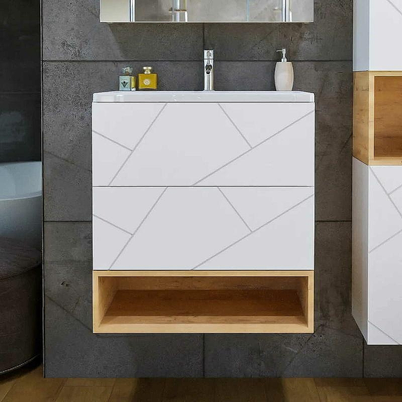 Ниша для тумбы Бриклаер Кристалл 70 4627125415890 Дуб Бунратти, купить, цена, заказать, магазин, доставка, скидка, промокод, купить, цена, заказать, магазин, доставка, скидка, промокод