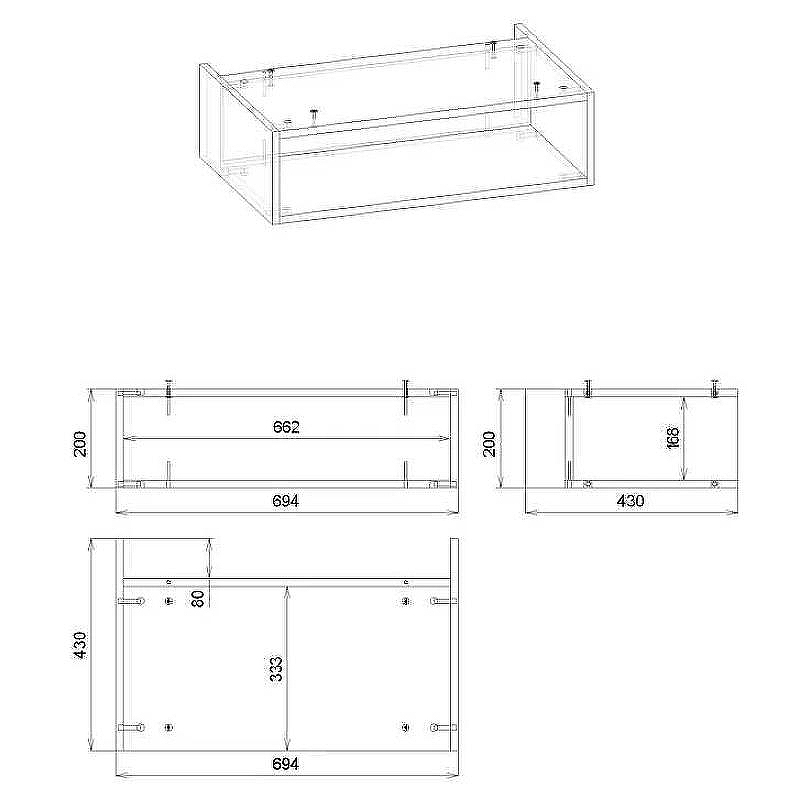 Ниша для тумбы Бриклаер Кристалл 70 4627125415890 Дуб Бунратти, купить, цена, заказать, магазин, доставка, скидка, промокод, купить, цена, заказать, магазин, доставка, скидка, промокод