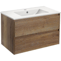 Тумба под раковину Vincea Gio 80 VMC-2G800TO подвесная T.Oak, купить, цена, заказать, магазин, доставка, скидка, промокод, купить, цена, заказать, магазин, доставка, скидка, промокод