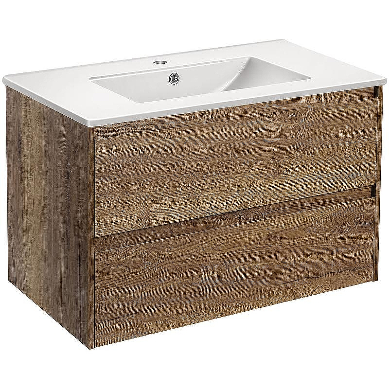 Тумба под раковину Vincea Gio 80 VMC-2G800TO подвесная T.Oak, купить, цена, заказать, магазин, доставка, скидка, промокод, купить, цена, заказать, магазин, доставка, скидка, промокод