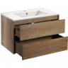 Тумба под раковину Vincea Gio 80 VMC-2G800TO подвесная T.Oak, купить, цена, заказать, магазин, доставка, скидка, промокод, купить, цена, заказать, магазин, доставка, скидка, промокод