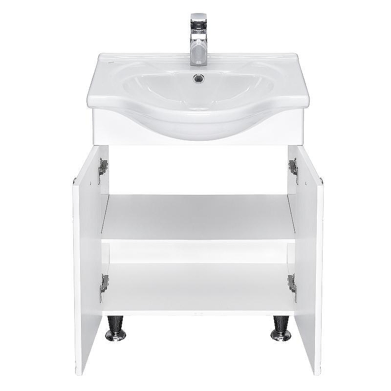 Тумба под раковину Aquaton Лиана 60 1A163101LL010 Белая, купить, цена, заказать, магазин, доставка, скидка, промокод, купить, цена, заказать, магазин, доставка, скидка, промокод