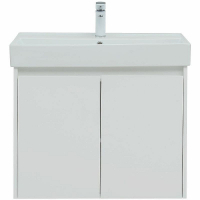 Тумба под раковину Aquanet Nova Lite 75 298850 подвесная Белая глянцевая, купить, цена, заказать, магазин, доставка, скидка, промокод, купить, цена, заказать, магазин, доставка, скидка, промокод