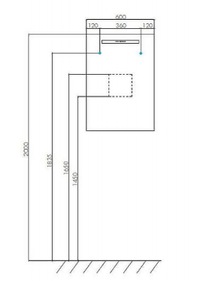 Зеркало Aquaton Йорк 60 1A173702YO010 с подсветкой Белое
