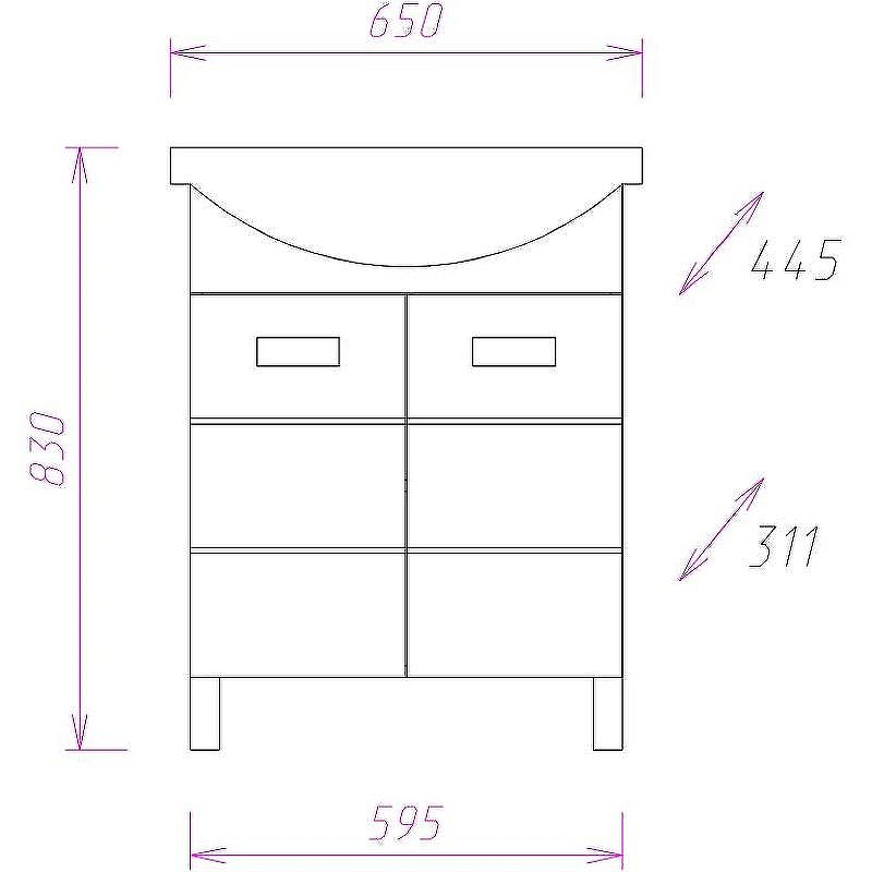 Тумба под раковину Onika Балтика 65.10 106529 Белая, купить, цена, заказать, магазин, доставка, скидка, промокод, купить, цена, заказать, магазин, доставка, скидка, промокод