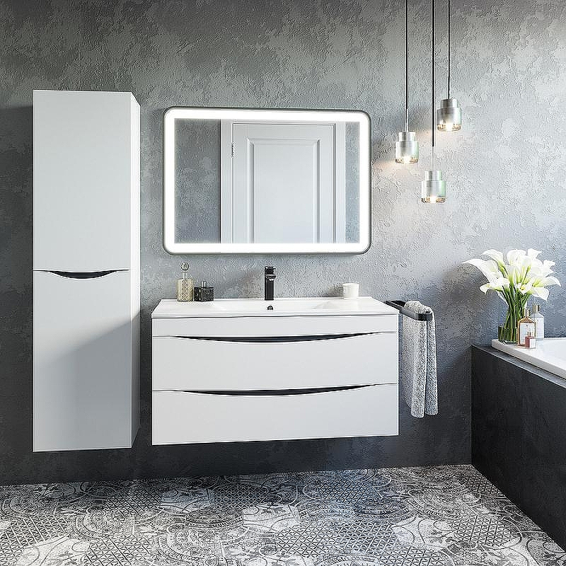 Тумба под раковину Iddis Cloud 100 CLO10W1i95 подвесная Белый, купить, цена, заказать, магазин, доставка, скидка, промокод, купить, цена, заказать, магазин, доставка, скидка, промокод