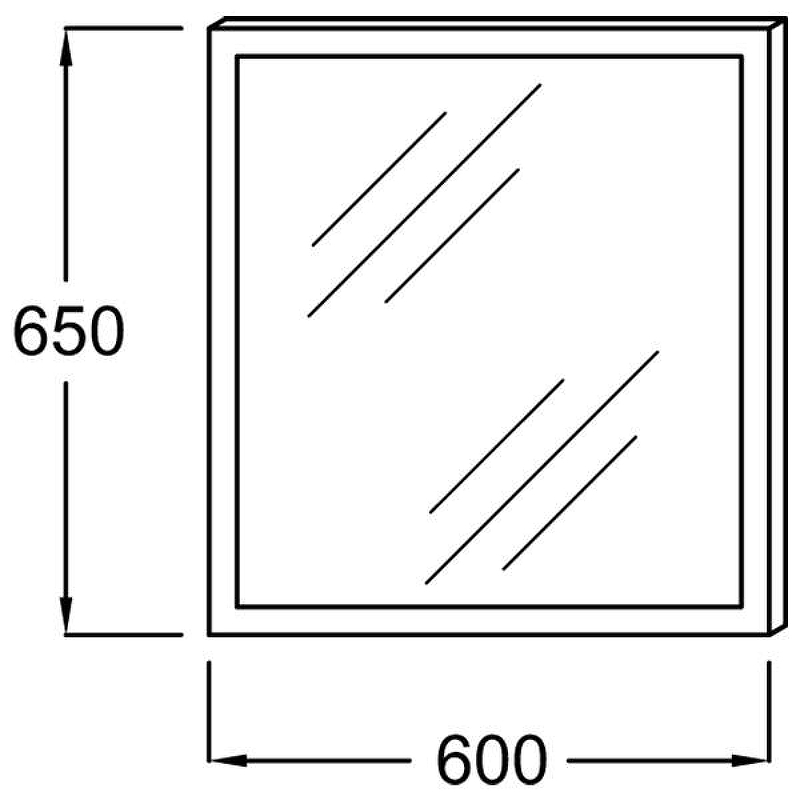 Зеркало Jacob Delafon Escale 60 EB1440-NF с подсветкой и подогревом с сенсорным выключателем, купить, цена, заказать, магазин, доставка, скидка, промокод, купить, цена, заказать, магазин, доставка, скидка, промокод