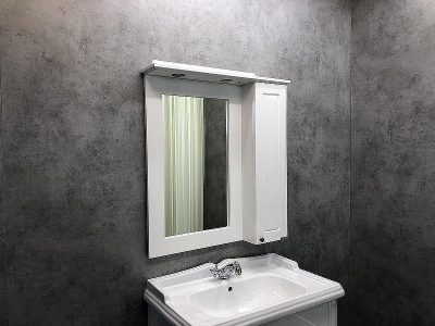 Зеркальный шкаф Comforty Палермо 80 00004139246 Белый глянец