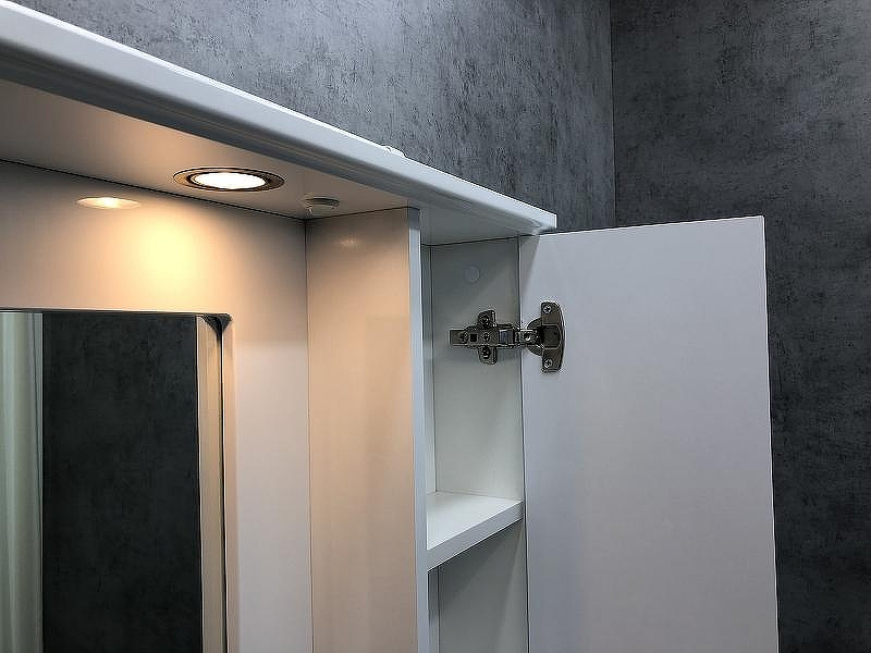 Зеркальный шкаф Comforty Палермо 80 00004139246 Белый глянец, купить, цена, заказать, магазин, доставка, скидка, промокод, купить, цена, заказать, магазин, доставка, скидка, промокод