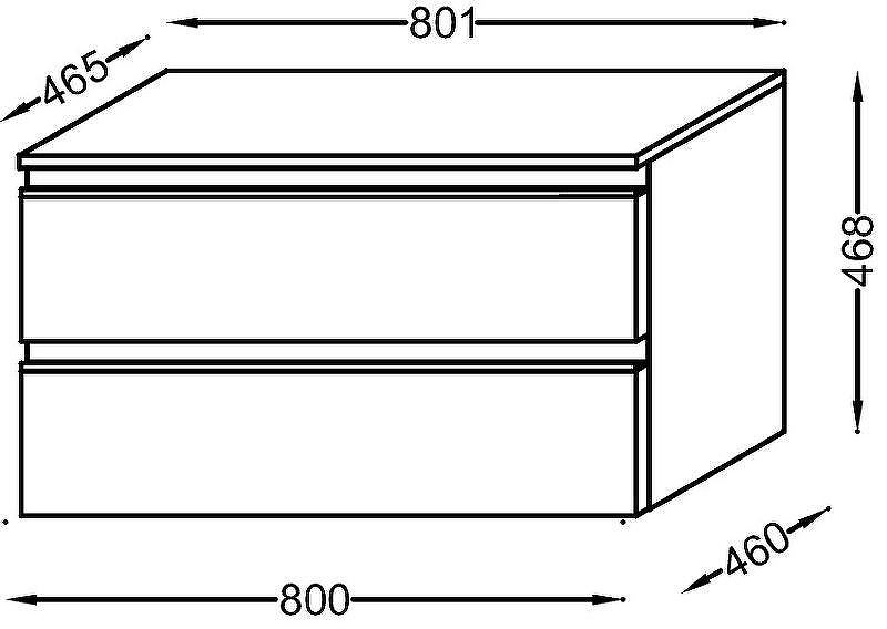 Тумба Jacob Delafon Vox 80 EB2061-RA-E15 подвесная Черное дерево, купить, цена, заказать, магазин, доставка, скидка, промокод, купить, цена, заказать, магазин, доставка, скидка, промокод