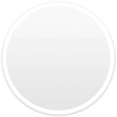 Зеркало Aquanet Оптима 60 304265 с подсветкой с сенсорным выключателем, часами и подогревом