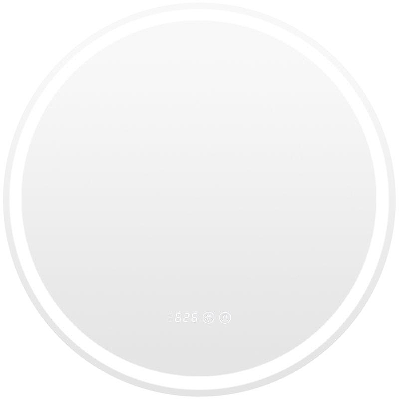 Зеркало Aquanet Оптима 60 304265 с подсветкой с сенсорным выключателем, часами и подогревом, купить, цена, заказать, магазин, доставка, скидка, промокод, купить, цена, заказать, магазин, доставка, скидка, промокод