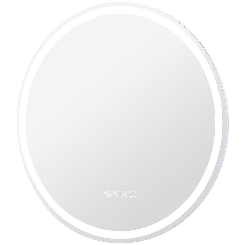 Зеркало Aquanet Оптима 60 304265 с подсветкой с сенсорным выключателем, часами и подогревом, купить, цена, заказать, магазин, доставка, скидка, промокод, купить, цена, заказать, магазин, доставка, скидка, промокод