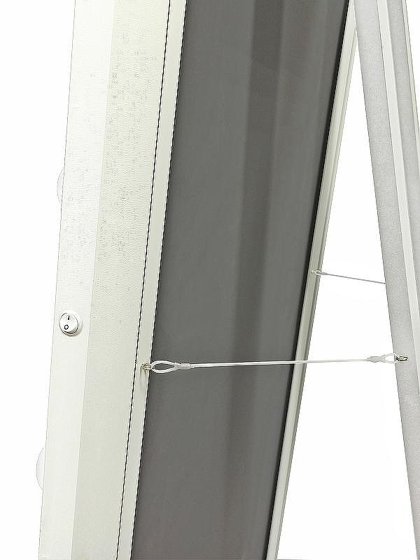 Зеркало Континент 600х1750 ЗГП42 гримерное с подсветкой Белое с механическим выключателем, купить, цена, заказать, магазин, доставка, скидка, промокод, купить, цена, заказать, магазин, доставка, скидка, промокод