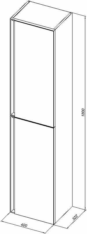 Шкаф пенал Allen Brau Eclipse 40 1.E1005.WM подвесной Белый матовый, купить, цена, заказать, магазин, доставка, скидка, промокод, купить, цена, заказать, магазин, доставка, скидка, промокод