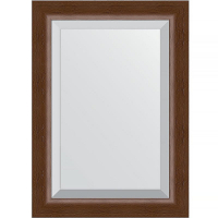 Зеркало Evoform Exclusive 72х52 BY 1127 с фацетом в багетной раме - Орех 65, купить, цена, заказать, магазин, доставка, скидка, промокод, купить, цена, заказать, магазин, доставка, скидка, промокод