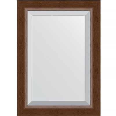 Зеркало Evoform Exclusive 72х52 BY 1127 с фацетом в багетной раме - Орех 65