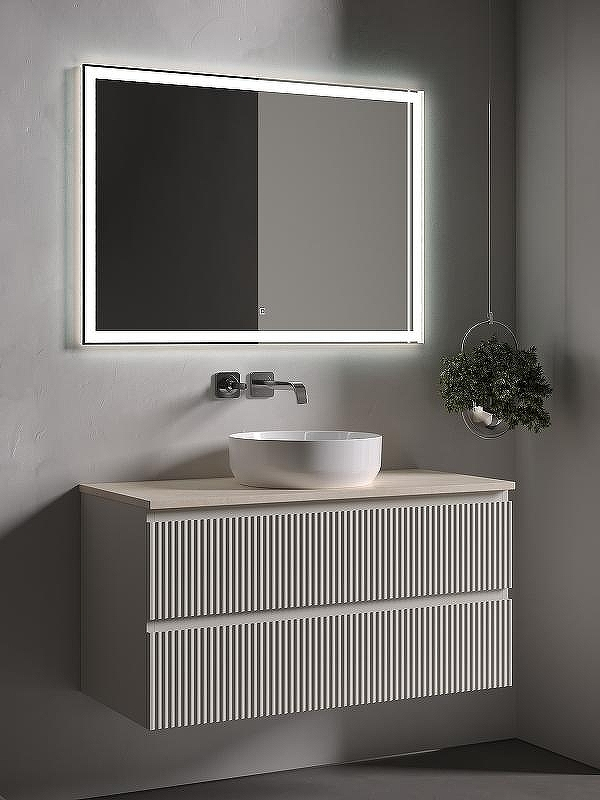 Тумба под раковину Sancos Snob R 100 SNR100CE подвесная Beige Soft, купить, цена, заказать, магазин, доставка, скидка, промокод, купить, цена, заказать, магазин, доставка, скидка, промокод