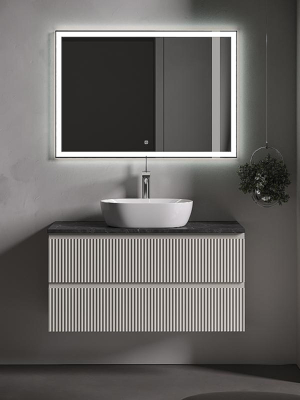 Тумба под раковину Sancos Snob R 100 SNR100CE подвесная Beige Soft, купить, цена, заказать, магазин, доставка, скидка, промокод, купить, цена, заказать, магазин, доставка, скидка, промокод