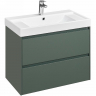 Тумба под раковину Roca Ona 80 A857630513 подвесная Зеленая матовая, купить, цена, заказать, магазин, доставка, скидка, промокод, купить, цена, заказать, магазин, доставка, скидка, промокод