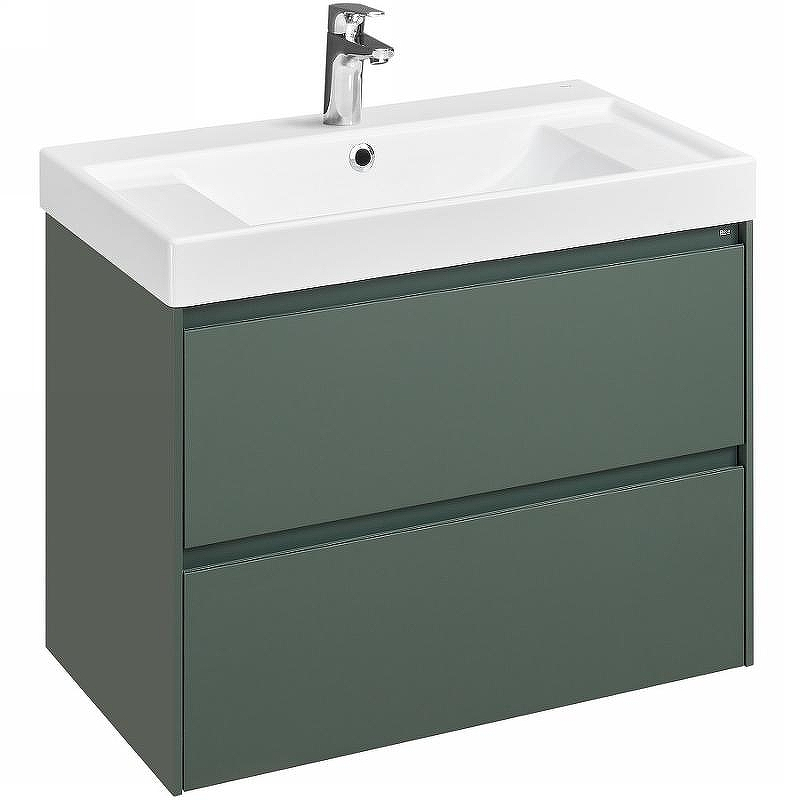 Тумба под раковину Roca Ona 80 A857630513 подвесная Зеленая матовая, купить, цена, заказать, магазин, доставка, скидка, промокод, купить, цена, заказать, магазин, доставка, скидка, промокод