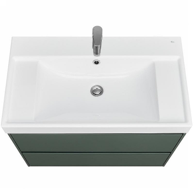 Тумба под раковину Roca Ona 80 A857630513 подвесная Зеленая матовая