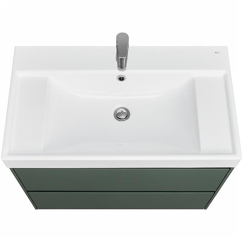 Тумба под раковину Roca Ona 80 A857630513 подвесная Зеленая матовая, купить, цена, заказать, магазин, доставка, скидка, промокод, купить, цена, заказать, магазин, доставка, скидка, промокод