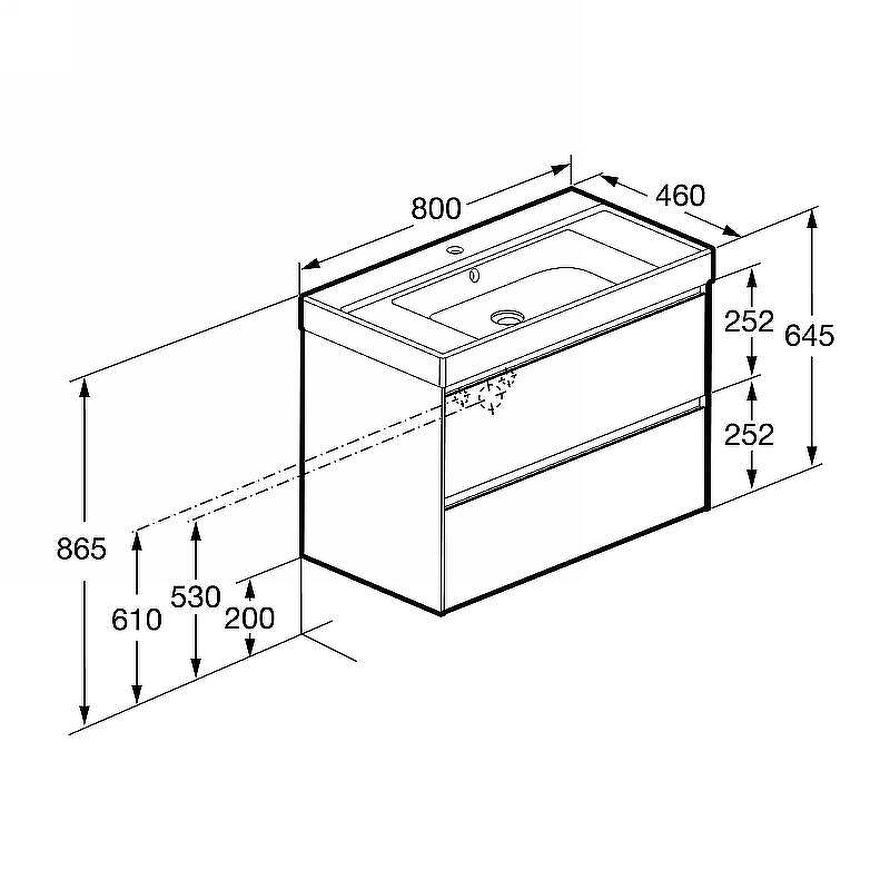 Тумба под раковину Roca Ona 80 A857630513 подвесная Зеленая матовая, купить, цена, заказать, магазин, доставка, скидка, промокод, купить, цена, заказать, магазин, доставка, скидка, промокод