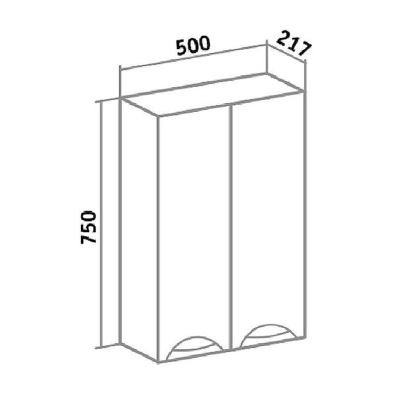 Подвесной шкаф Runo Барселона 50 УТ000002340 Белый, купить, цена, заказать, магазин, доставка, скидка, промокод, купить, цена, заказать, магазин, доставка, скидка, промокод