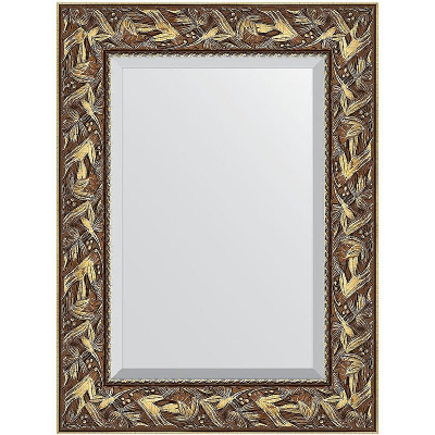 Зеркало Evoform Exclusive 79х59 BY 3389 с фацетом в багетной раме - Византия золото 99