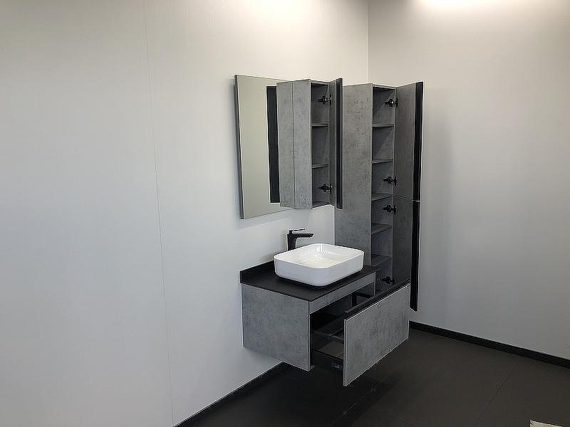 Зеркало со шкафом Comforty Эдинбург 75 00004149063 Бетон светлый, купить, цена, заказать, магазин, доставка, скидка, промокод, купить, цена, заказать, магазин, доставка, скидка, промокод