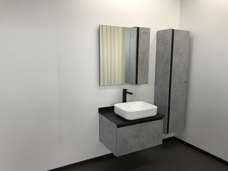 Зеркало со шкафом Comforty Эдинбург 75 00004149063 Бетон светлый, купить, цена, заказать, магазин, доставка, скидка, промокод, купить, цена, заказать, магазин, доставка, скидка, промокод