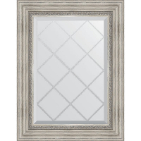 Зеркало Evoform Exclusive-G 74х56 BY 4018 с гравировкой в багетной раме - Римское серебро 88, купить, цена, заказать, магазин, доставка, скидка, промокод, купить, цена, заказать, магазин, доставка, скидка, промокод