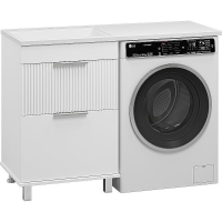 Тумба с раковиной Brevita Enfida 120 L УТ000016086 Белая матовая, купить, цена, заказать, магазин, доставка, скидка, промокод, купить, цена, заказать, магазин, доставка, скидка, промокод