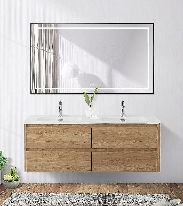 Зеркало BelBagno Kraft 140 SPC-KRAFT-1400-800-LED-TCH-WARM-NERO с подсветкой Черное с сенсорным выключателем и подогревом, купить, цена, заказать, магазин, доставка, скидка, промокод, купить, цена, заказать, магазин, доставка, скидка, промокод