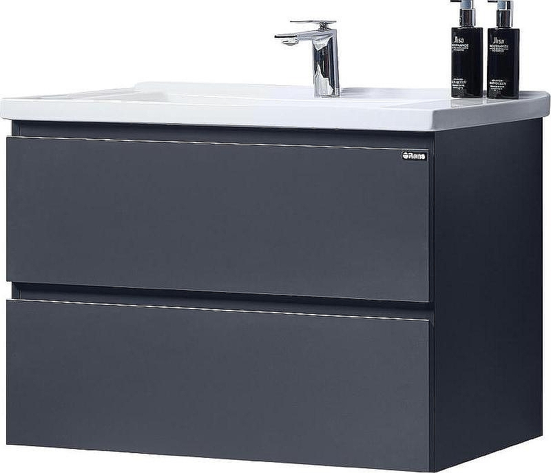 Тумба с раковиной Orans BC-4023-600 4023600З Матовый графитовый, купить, цена, заказать, магазин, доставка, скидка, промокод, купить, цена, заказать, магазин, доставка, скидка, промокод