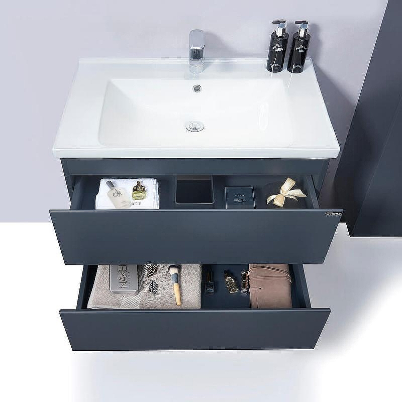 Тумба с раковиной Orans BC-4023-600 4023600З Матовый графитовый, купить, цена, заказать, магазин, доставка, скидка, промокод, купить, цена, заказать, магазин, доставка, скидка, промокод