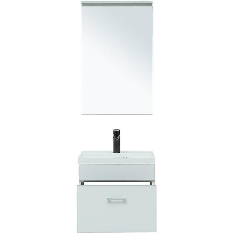 Комплект мебели для ванной Aquanet Верона 50 287633 подвесной Белый матовый, купить, цена, заказать, магазин, доставка, скидка, промокод, купить, цена, заказать, магазин, доставка, скидка, промокод