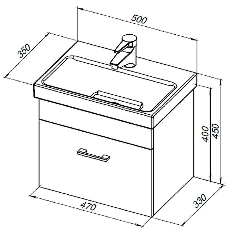 Комплект мебели для ванной Aquanet Верона 50 287633 подвесной Белый матовый, купить, цена, заказать, магазин, доставка, скидка, промокод, купить, цена, заказать, магазин, доставка, скидка, промокод