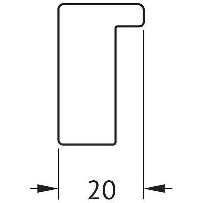 Зеркало Evoform Definite 56х56 BY 7462 в багетной раме - Черный 20