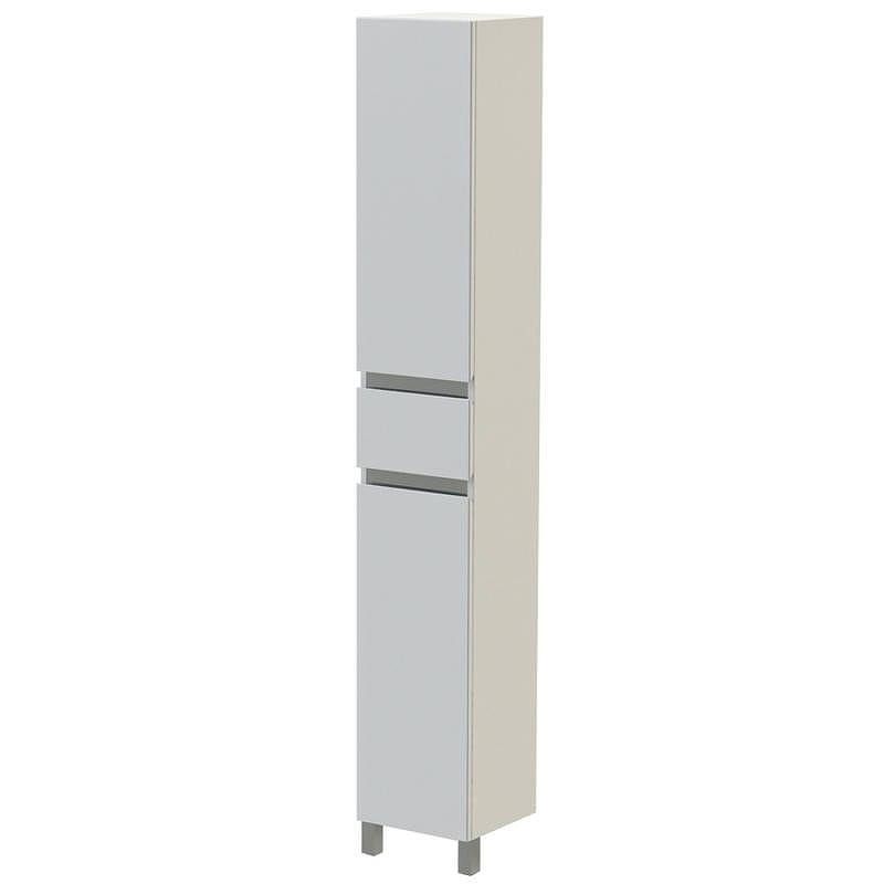 Шкаф пенал Orange Lyon 30 PLY 30-02KR с бельевой корзиной Белый, купить, цена, заказать, магазин, доставка, скидка, промокод, купить, цена, заказать, магазин, доставка, скидка, промокод